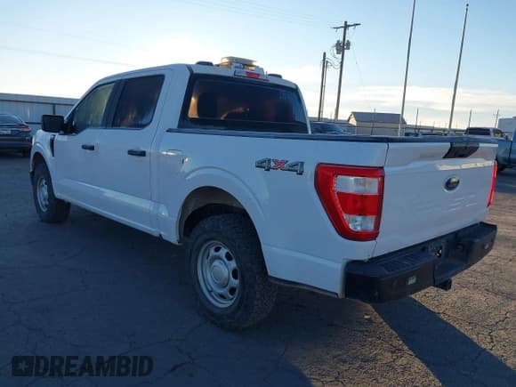 ✅ 2021 Ford F-150 XL • VIN: 1FTEW1EB9MKE77265 • Lot: 43847683. Listed on IAAI with 183,577 mi. Free auction sales archive from the USA and detailed vehicle history report at DreamBid. Image 3.