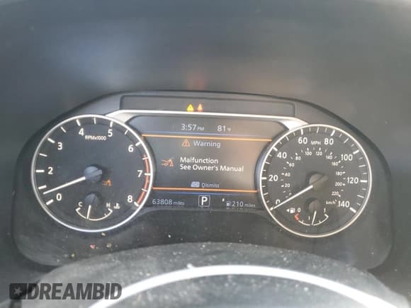 ✅ 2023 Nissan Altima SV • VIN: 1N4BL4DV4PN372747 • Lot: 85923255. Listed on Copart with 63,808 mi. Free auction sales archive from the USA and detailed vehicle history report at DreamBid. Image 9.