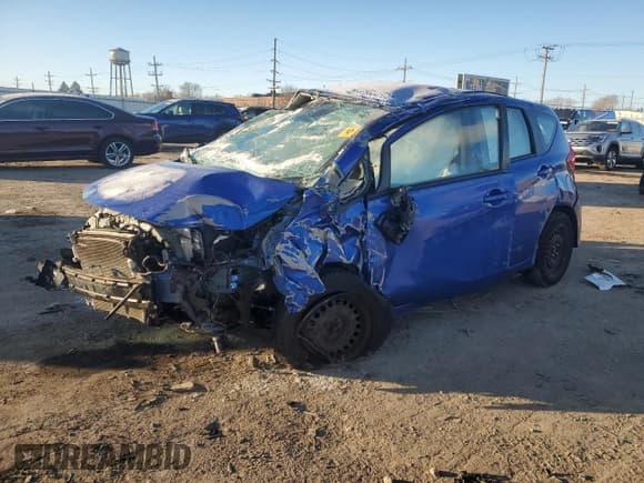 ✅ 2017 Nissan Note S Plus • VIN: 3N1CE2CP0HL377884 • Lot: 87550415. Listed on Copart with Not provided. Free auction sales archive from the USA and detailed vehicle history report at DreamBid. Image 1.