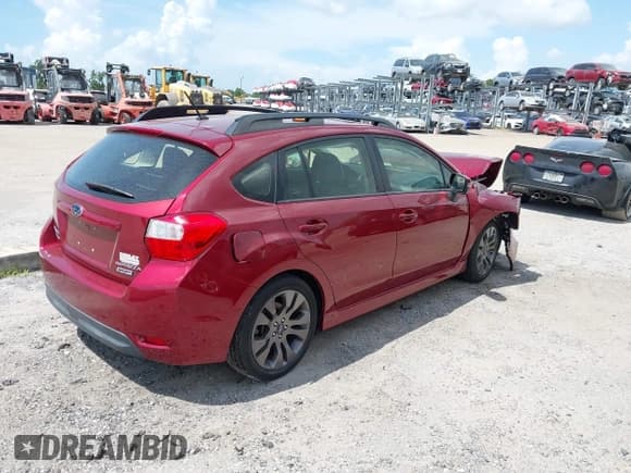 ✅ 2016 Subaru Impreza Special Sports Premium • VIN: JF1GPAP60GH303999 • Lot: 42907352. Listed on IAAI with 43,968 mi. Free auction sales archive from the USA and detailed vehicle history report at DreamBid. Image 4.