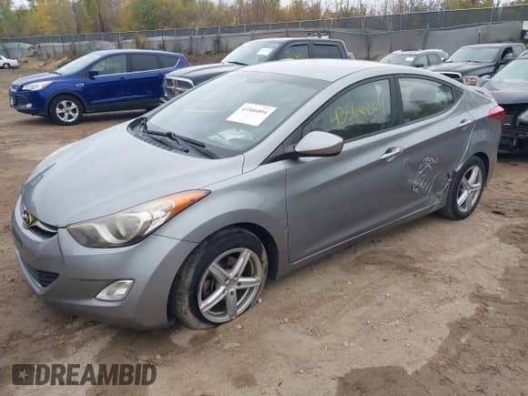 2013 Hyundai Elantra Limited with VIN KMHDH4AE0DU935766, listed as a IAAI auction lot 43566804 with 149,672 mi miles and . Bid and sale history available at DreamBid. Image 2.