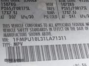 ✅ 2001 Ford Expedition Eddie Bauer • VIN: 1FMPU18L31LA71311 • Лот: 43744208. Опубликован ранее на IAAI с пробегом Не указан. Бесплатный доступ к архиву аукционных продаж из США и подробный отчёт об истории автомобиля на DreamBid. Изображение 9.