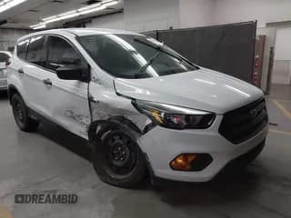✅ 2019 Ford Escape S • VIN: 1FMCU0F70KUC55308 • Lot: 43261117. Listed on IAAI with 57,855 mi. Free auction sales archive from the USA and detailed vehicle history report at DreamBid. Image 1.
