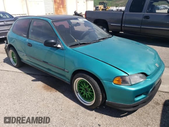 ✅ 1993 Honda Civic DX • VIN: 2HGEH2467PH523418 • Lot: 51348645. Listed on Copart with 269,848 mi. Free auction sales archive from the USA and detailed vehicle history report at DreamBid. Image 4.