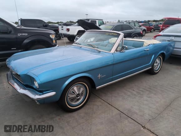 ✅ 1966 Ford Mustang • VIN: 6R08T191465 • Lot: 74263644. Wystawiony na Copart z przebiegiem 54 288 mil. Bezpłatny archiwum sprzedaży aukcyjnych z USA i szczegółowy raport historii pojazdu na DreamBid. Zdjęcie 1.