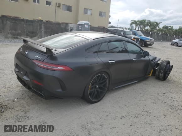 ✅ 2021 Mercedes-Benz AMG GT 63 S • VIN: W1K7X8KB6MA040998 • Lot: 81361993. Listed on Copart with 36,142 mi. Free auction sales archive from the USA and detailed vehicle history report at DreamBid. Image 3.