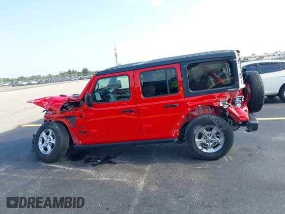 ✅ 2021 Jeep Wrangler Unlimited Sport S • VIN: 1C4HJXDN6MW685705 • Лот: 42344146. Опубликован ранее на IAAI с пробегом 53 859 миль. Бесплатный доступ к архиву аукционных продаж из США и подробный отчёт об истории автомобиля на DreamBid. Изображение 15.