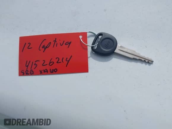 2012 Chevrolet Captiva Sport 1LS with VIN 3GNAL1EK2CS613320, listed as a IAAI auction lot 41526214 with 185,369 mi miles and . Bid and sale history available at DreamBid. Image 11.