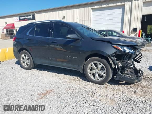 2019 Chevrolet Equinox LT with VIN 2GNAXLEX2K6186293, listed as a IAAI auction lot 43467007 with 54,930 mi miles and . Bid and sale history available at DreamBid. Image 1.