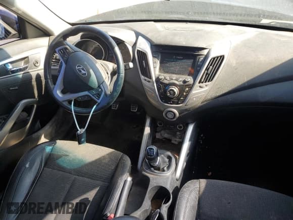 ✅ 2013 Hyundai Veloster w/Gray Int • VIN: KMHTC6AD2DU093803 • Lot: 55479614. Listed on Copart with 150,442 mi. Free auction sales archive from the USA and detailed vehicle history report at DreamBid. Image 8.