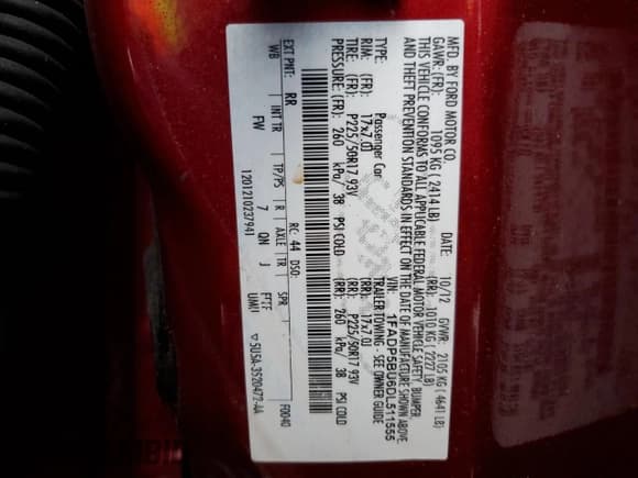 ✅ 2013 Ford C-Max SEL • VIN: 1FADP5BU6DL511555 • Lot: 89854365. Listed on Copart with 138,092 mi. Free auction sales archive from the USA and detailed vehicle history report at DreamBid. Image 13.