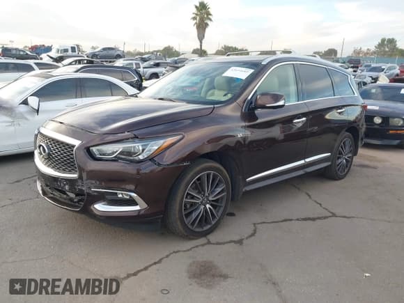 ✅ 2019 Infiniti QX60 Luxe • VIN: 5N1DL0MM7KC531912 • Lot: 43654689. Listed on IAAI with 81,284 mi. Free auction sales archive from the USA and detailed vehicle history report at DreamBid. Image 17.