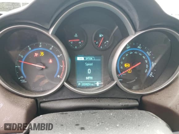 ✅ 2016 Chevrolet Cruze LT • VIN: 1G1PF5SB3G7103433 • Lot: 89803705. Listed on Copart with 59,656 mi. Free auction sales archive from the USA and detailed vehicle history report at DreamBid. Image 9.