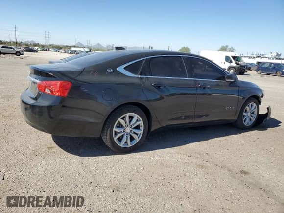 2017 Chevrolet Impala LT z VIN 2G1105S34H9110178, wystawiony jako Copart lot #90130365 z przebiegiem 75 064 mil mil oraz Szkoda całkowita • Salvage title. Historia ofert i sprzedaży dostępna na DreamBid. Obrazek 3.