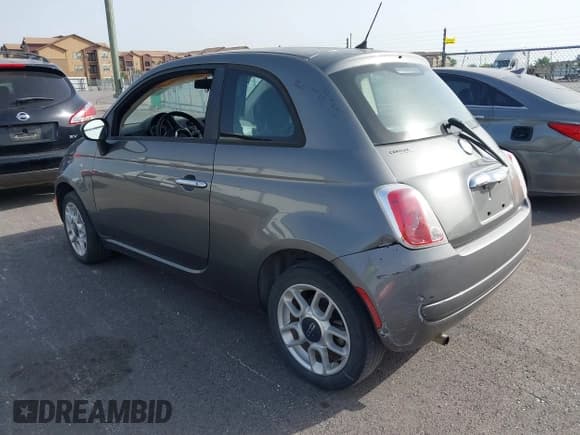 ✅ 2012 FIAT 500 Pop • VIN: 3C3CFFAR7CT124595 • Lot: 42257410. Listed on IAAI with 96,608 mi. Free auction sales archive from the USA and detailed vehicle history report at DreamBid. Image 3.