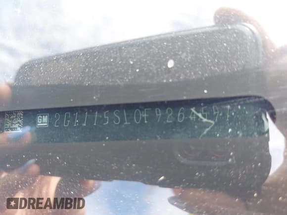 ✅ 2015 Chevrolet Impala LT • VIN: 2G1115SL0F9264591 • Lot: 43330328. Listed on IAAI with 127,226 mi. Free auction sales archive from the USA and detailed vehicle history report at DreamBid. Image 9.