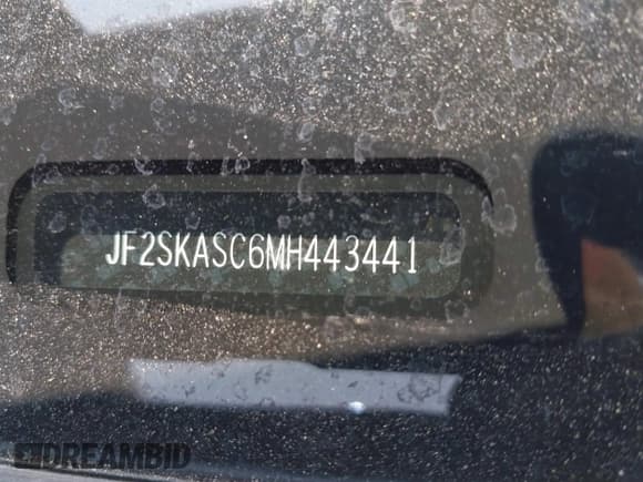 ✅ 2021 Subaru Forester Limited • VIN: JF2SKASC6MH443441 • Lot: 42428177. Wystawiony na IAAI z przebiegiem 72 686 mil. Bezpłatny archiwum sprzedaży aukcyjnych z USA i szczegółowy raport historii pojazdu na DreamBid. Zdjęcie 17.