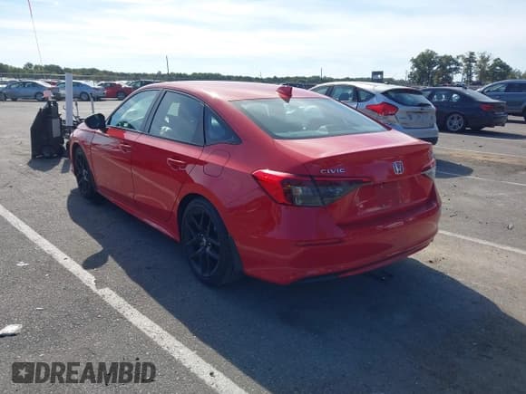 ✅ 2024 Honda Civic Sport • VIN: 2HGFE2F52RH543824 • Лот: 43371429. Опубликован ранее на IAAI с пробегом 25 962 миль. Бесплатный доступ к архиву аукционных продаж из США и подробный отчёт об истории автомобиля на DreamBid. Изображение 3.