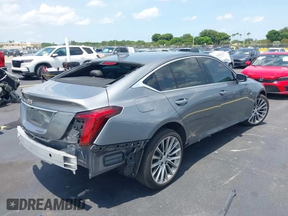✅ 2022 Cadillac CT5 Premium Luxury • VIN: 1G6DN5RK9N0126405 • Lot: 42367035. Listed on IAAI with 46,086 mi. Free auction sales archive from the USA and detailed vehicle history report at DreamBid. Image 4.