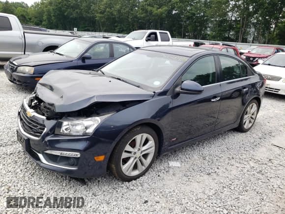 ✅ 2015 Chevrolet Cruze LTZ • VIN: 1G1PG5SB7F7282104 • Lot: 58312183. Listed on Copart with 66,850 mi. Free auction sales archive from the USA and detailed vehicle history report at DreamBid. Image 1.