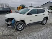 ✅ 2021 Jeep Compass Sport • VIN: 3C4NJDAB4MT573955 • Lot: 93743545. Wystawiony na Copart z przebiegiem 38 668 mil. Bezpłatny archiwum sprzedaży aukcyjnych z USA i szczegółowy raport historii pojazdu na DreamBid. Zdjęcie 1.
