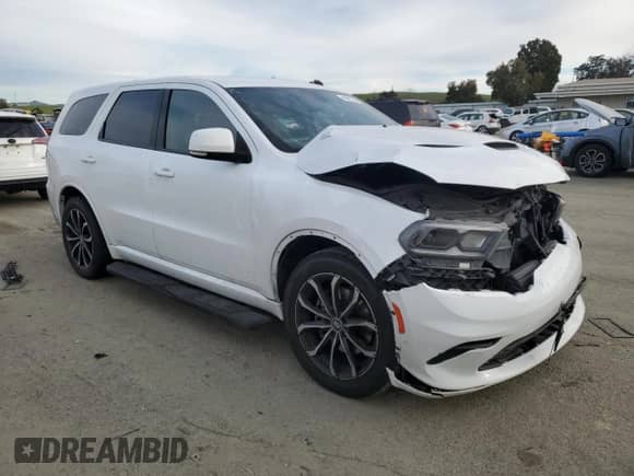 2022 Dodge Durango R/T with VIN 1C4SDHCT6NC130193, listed as a Copart auction lot 45691355 with 73,865 mi miles and Salvage title. Bid and sale history available at DreamBid. Image 4.
