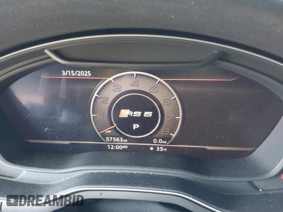 ✅ 2018 Audi RS 5 • VIN: WUAPWAF52JA904243 • Lot: 41991496. Listed on IAAI with 57,563 mi. Free auction sales archive from the USA and detailed vehicle history report at DreamBid. Image 7.