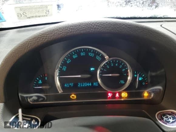 ✅ 2010 Chevrolet HHR LS • VIN: 3GNBAADB8AS534176 • Lot: 41888875. Listed on Copart with 212,044 mi. Free auction sales archive from the USA and detailed vehicle history report at DreamBid. Image 9.