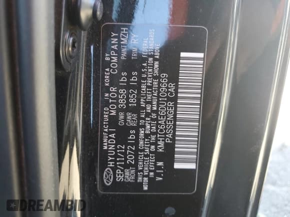 ✅ 2013 Hyundai Veloster Turbo • VIN: KMHTC6AE6DU109669 • Lot: 79142444. Wystawiony na Copart z przebiegiem 89 755 mil. Bezpłatny archiwum sprzedaży aukcyjnych z USA i szczegółowy raport historii pojazdu na DreamBid. Zdjęcie 12.