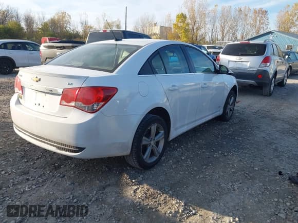 ✅ 2012 Chevrolet Cruze 2LT • VIN: 1G1PM5SC4C7358553 • Lot: 43564874. Listed on IAAI with Not provided. Free auction sales archive from the USA and detailed vehicle history report at DreamBid. Image 4.