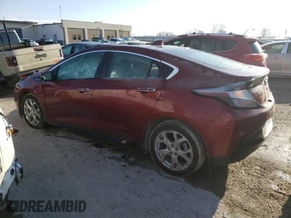 2017 Chevrolet Volt Premier z VIN 1G1RB6S5XHU104232, wystawiony jako Copart lot #46373543 z przebiegiem 94 666 mil mil oraz . Historia ofert i sprzedaży dostępna na DreamBid. Obrazek 2.
