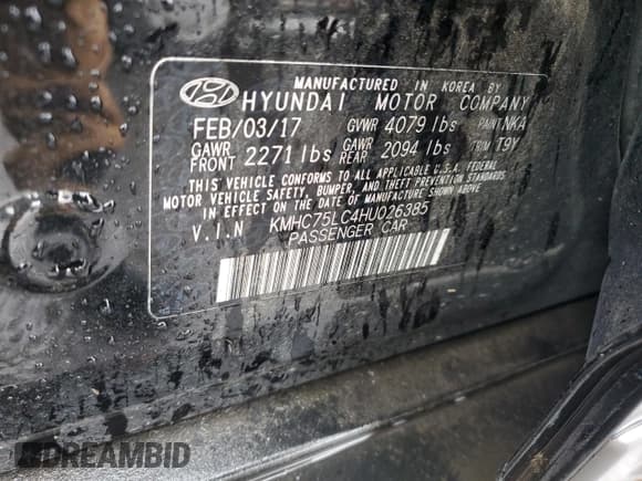 ✅ 2017 Hyundai Ioniq SEL • VIN: KMHC75LC4HU026385 • Lot: 43408945. Wystawiony na Copart z przebiegiem Nie podano. Bezpłatny archiwum sprzedaży aukcyjnych z USA i szczegółowy raport historii pojazdu na DreamBid. Zdjęcie 12.