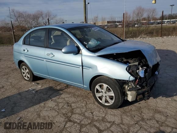 ✅ 2009 Hyundai Accent Auto GLS • VIN: KMHCN46C99U389245 • Lot: 49434645. Listed on Copart with Not provided. Free auction sales archive from the USA and detailed vehicle history report at DreamBid. Image 4.