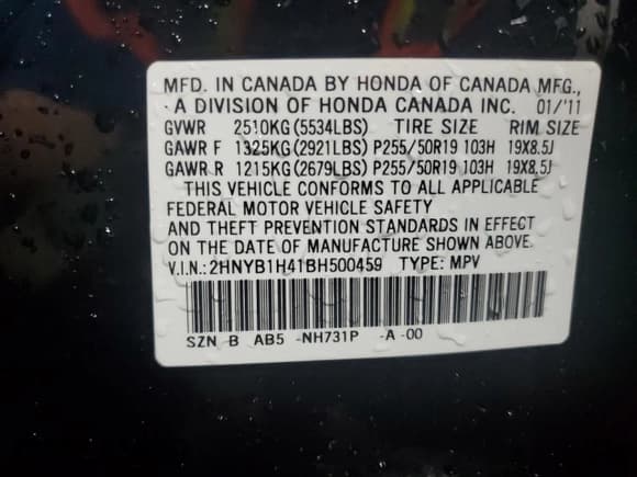 ✅ 2011 Acura ZDX Technology • VIN: 2HNYB1H41BH500459 • Lot: 63820925. Listed on Copart with 143,460 mi. Free auction sales archive from the USA and detailed vehicle history report at DreamBid. Image 13.