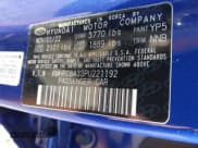 ✅ 2023 Hyundai Venue SEL • VIN: KMHRC8A33PU221192 • Lot: 43201811. Listed on IAAI with 21,862 mi. Free auction sales archive from the USA and detailed vehicle history report at DreamBid. Image 9.