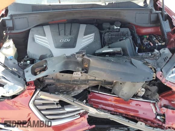 2017 Hyundai Santa Fe SE z VIN KM8SN4HF1HU236523, wystawiony jako Copart lot #80639605 z przebiegiem Nie podano mil oraz Szkoda całkowita • Salvage title. Historia ofert i sprzedaży dostępna na DreamBid. Obrazek 12.