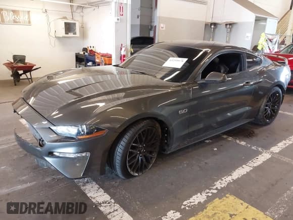 ✅ 2020 Ford Mustang GT • VIN: 1FA6P8CF9L5121966 • Lot: 43259978. Listed on IAAI with Not provided. Free auction sales archive from the USA and detailed vehicle history report at DreamBid. Image 2.
