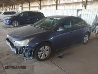 2014 Chevrolet Cruze LS with VIN 1G1PA5SH3E7199659, listed as a Copart auction lot 90360175 with 155,372 mi miles and Salvage title. Bid and sale history available at DreamBid. Image 1.