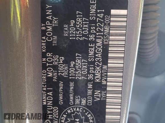 2021 Hyundai Kona SEL z VIN KM8K23AG0MU122741, wystawiony jako Copart lot #71721392 z przebiegiem 51 418 mil mil oraz . Historia ofert i sprzedaży dostępna na DreamBid. Obrazek 12.