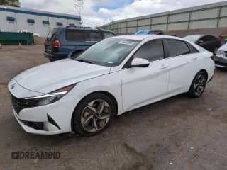 2023 Hyundai Elantra Limited с VIN KMHLN4AJ9PU091653, выставлен на аукционе Copart как лот 57335985 с пробегом 25 592 миль миль и Списание • Salvage title. История ставок и продаж доступна на DreamBid. Изображение 1.