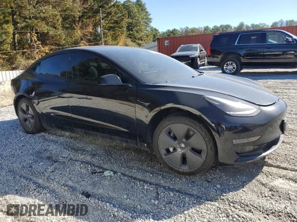 ✅ 2021 Tesla Model 3 Standard Range Plus • VIN: 5YJ3E1EA1MF085590 • Lot: 91658935. Listed on Copart with Not provided. Free auction sales archive from the USA and detailed vehicle history report at DreamBid. Image 4.