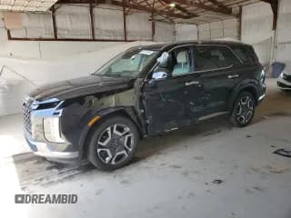 ✅ 2024 Hyundai Palisade Limited • VIN: KM8R5DGE2RU759493 • Лот: 65121395. Опубликован ранее на Copart с пробегом 11 843 миль. Бесплатный доступ к архиву аукционных продаж из США и подробный отчёт об истории автомобиля на DreamBid. Изображение 1.