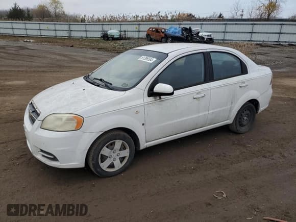 ✅ 2008 Chevrolet Aveo LS • VIN: KL1TD56638B142831 • Lot: 48429175. Wystawiony na Copart z przebiegiem 177 863 mil. Bezpłatny archiwum sprzedaży aukcyjnych z USA i szczegółowy raport historii pojazdu na DreamBid. Zdjęcie 1.