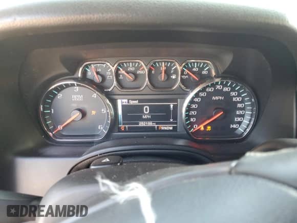 2015 Chevrolet Tahoe LTZ with VIN 1GNSKCKC6FR170659, listed as a Copart auction lot 69412835 with 252,198 mi miles and Salvage title. Bid and sale history available at DreamBid. Image 9.