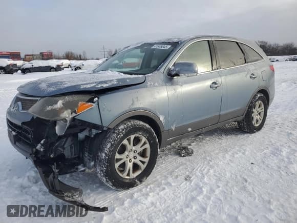 ✅ 2007 Hyundai Veracruz GLS • VIN: KM8NU73C57U011020 • Lot: 41646045. Listed on Copart with 164,151 mi. Free auction sales archive from the USA and detailed vehicle history report at DreamBid. Image 1.