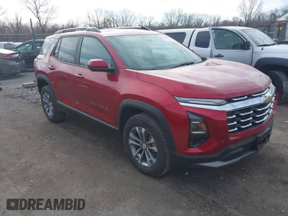 2025 Chevrolet Equinox AWD LT with VIN 3GNAXPEG9SL102134, listed as a IAAI auction lot 41792092 with 4,194 mi miles and . Bid and sale history available at DreamBid. Image 1.