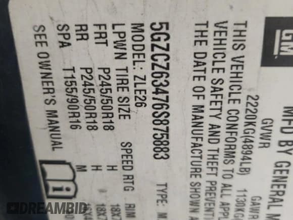✅ 2006 Saturn VUE • VIN: 5GZCZ63476S875883 • Lot: 87393754. Wystawiony na Copart z przebiegiem 141 119 mil. Bezpłatny archiwum sprzedaży aukcyjnych z USA i szczegółowy raport historii pojazdu na DreamBid. Zdjęcie 14.