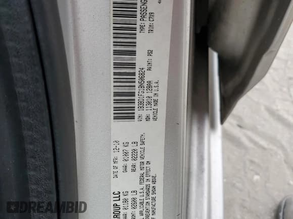 ✅ 2011 Dodge Avenger Heat • VIN: 1B3BD1FG1BN506824 • Lot: 85002494. Listed on Copart with 89,797 mi. Free auction sales archive from the USA and detailed vehicle history report at DreamBid. Image 14.