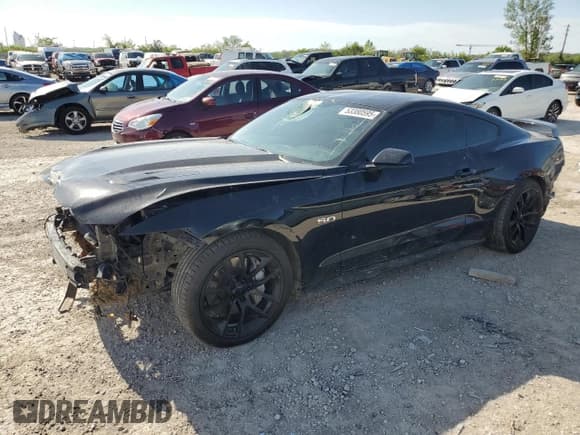 ✅ 2017 Ford Mustang GT • VIN: 1FA6P8CFXH5330401 • Lot: 53380595. Listed on Copart with Not provided. Free auction sales archive from the USA and detailed vehicle history report at DreamBid. Image 1.