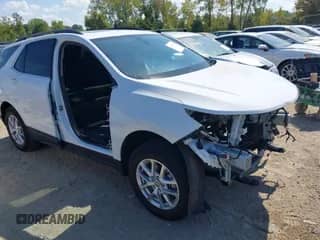 2022 Chevrolet Equinox LT z VIN 3GNAXKEV0NS103751, wystawiony jako IAAI lot #43157221 z przebiegiem Nie podano mil oraz . Historia ofert i sprzedaży dostępna na DreamBid. Obrazek 1.
